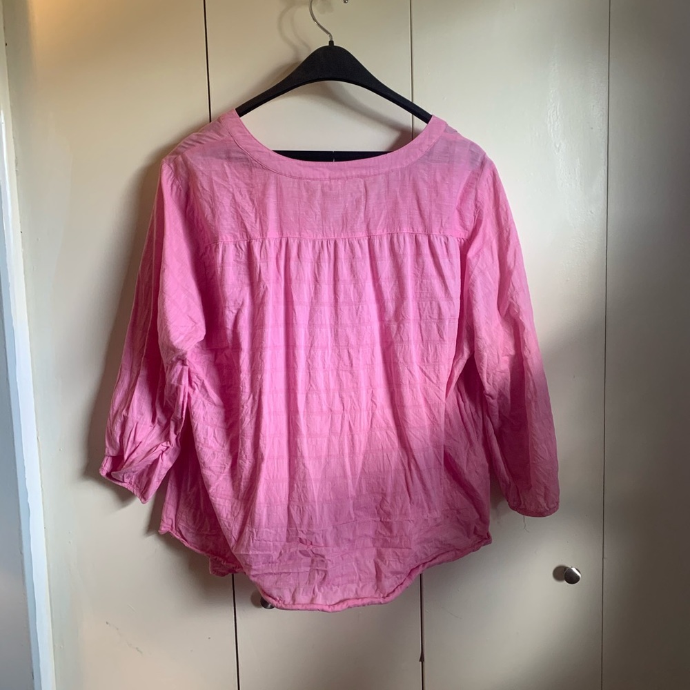 Pink Summer Top with Tassels - Picture 2 of 3